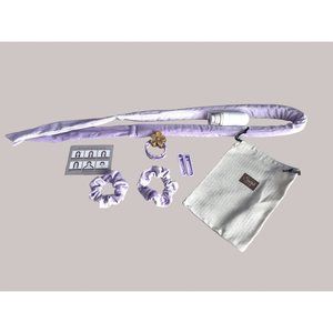 Heatless Hair Curler Bundle In Soft Lavendar Fabric